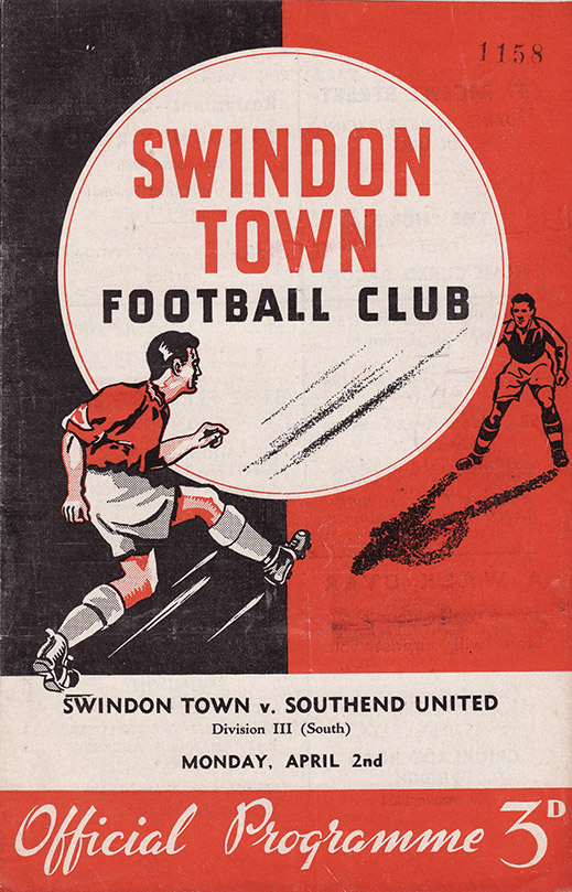 <b>Monday, April 2, 1956</b><br />vs. Southend United (Home)